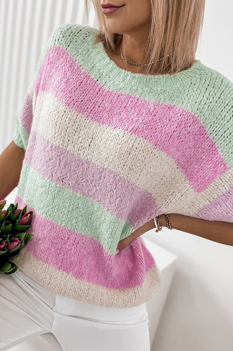 Пуловер MENVOLZA MINT, Цвят: мента, IVET.BG - Твоят онлайн бутик.