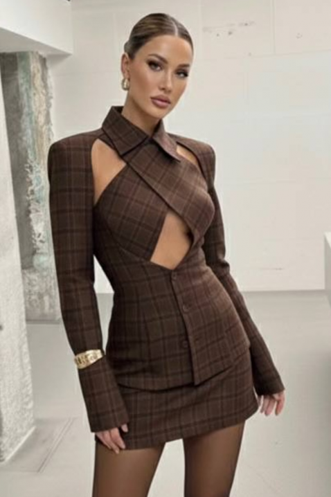 Комлект GODELZA BROWN, Цвят: кафяв, IVET.BG - Твоят онлайн бутик.