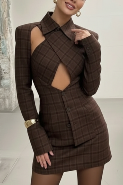 Комлект GODELZA BROWN, Цвят: кафяв, IVET.BG - Твоят онлайн бутик.