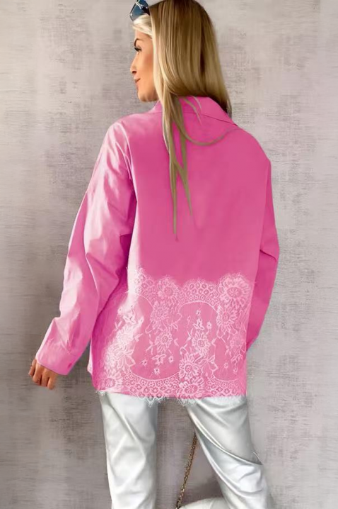 Дамска риза GLEDROLZA PINK, Цвят: розов, IVET.BG - Твоят онлайн бутик.