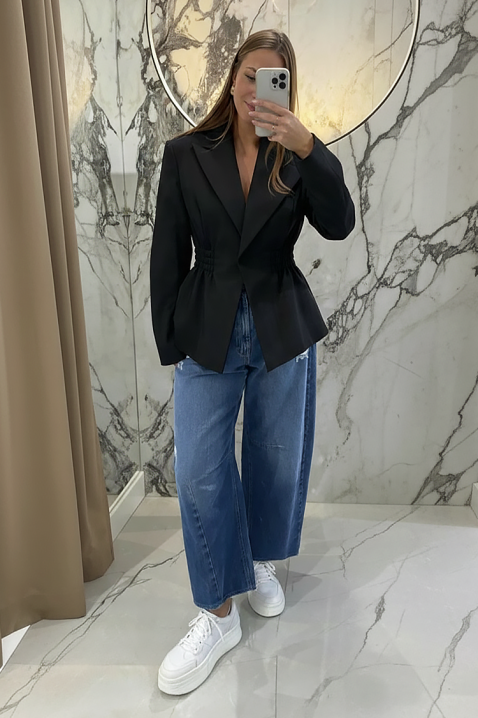 Сако VITALZA BLACK, Цвят: черен, IVET.BG - Твоят онлайн бутик.