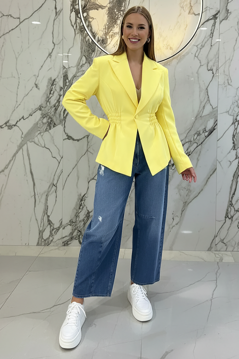 Сако VITALZA YELLOW, Цвят: жълт, IVET.BG - Твоят онлайн бутик.