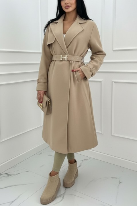 Тренчкот LORVELDA BEIGE, Цвят: беж, IVET.BG - Твоят онлайн бутик.