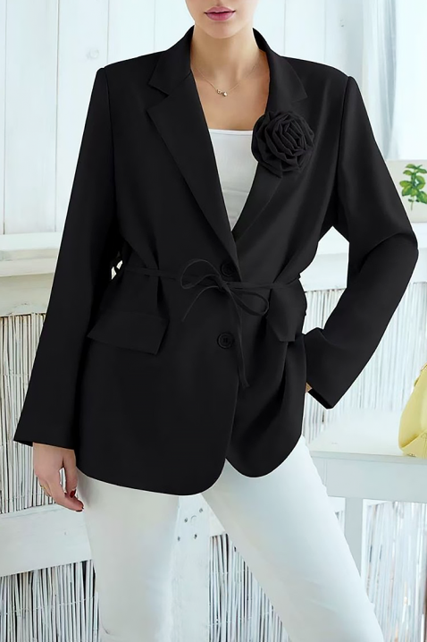 Сако LOFRENDA BLACK, Цвят: черен, IVET.BG - Твоят онлайн бутик.