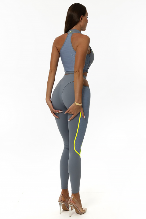 Спортен комплект FLORZINA, Цвят: сив, IVET.BG - Твоят онлайн бутик.