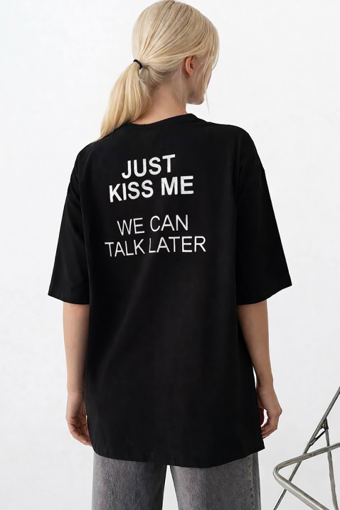 Тениска JIMONZA BLACK, Цвят: черен, IVET.BG - Твоят онлайн бутик.