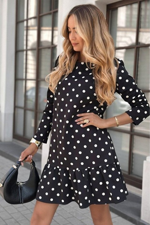 Рокля FIOVERA BLACK, Цвят: черен, IVET.BG - Твоят онлайн бутик.