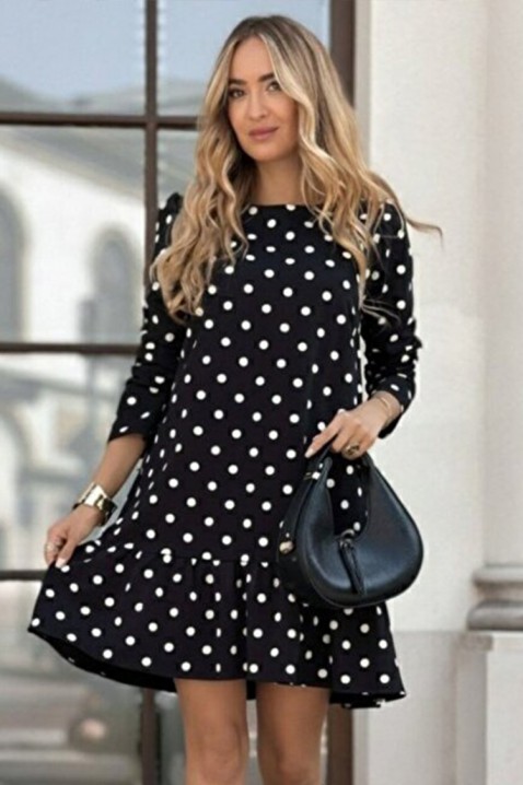 Рокля FIOVERA BLACK, Цвят: черен, IVET.BG - Твоят онлайн бутик.