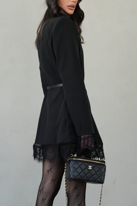 Сако ZRELONDA, Цвят: черен, IVET.BG - Твоят онлайн бутик.