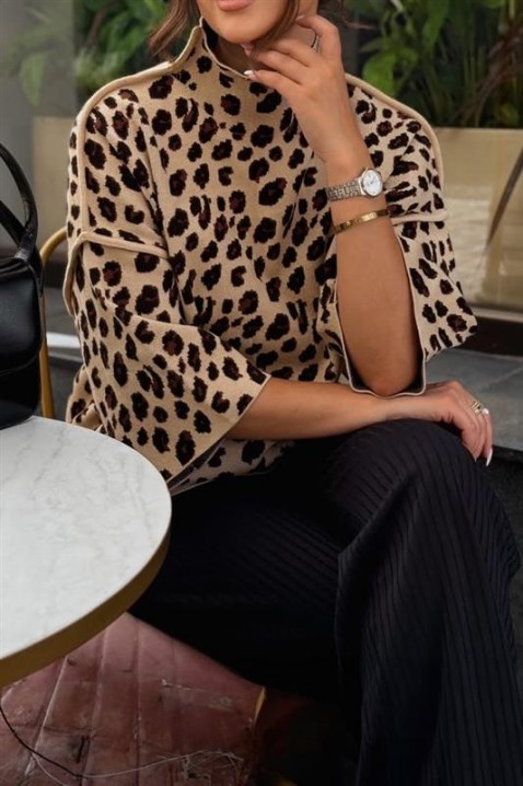 Дамска блуза PREVILMA, Цвят: беж, IVET.BG - Твоят онлайн бутик.