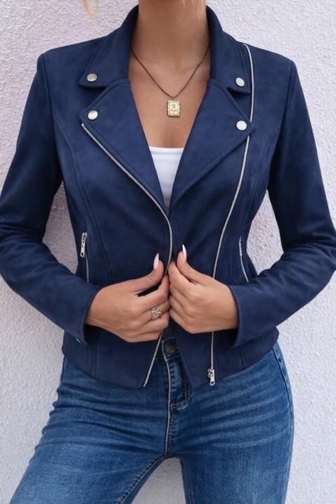 Яке JESIKANDRA BLUE, Цвят: син, IVET.BG - Твоят онлайн бутик.