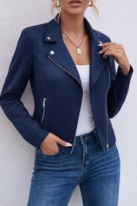 Яке JESIKANDRA BLUE, Цвят: син, IVET.BG - Твоят онлайн бутик.