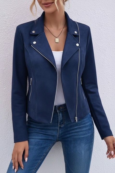 Яке JESIKANDRA BLUE, Цвят: син, IVET.BG - Твоят онлайн бутик.