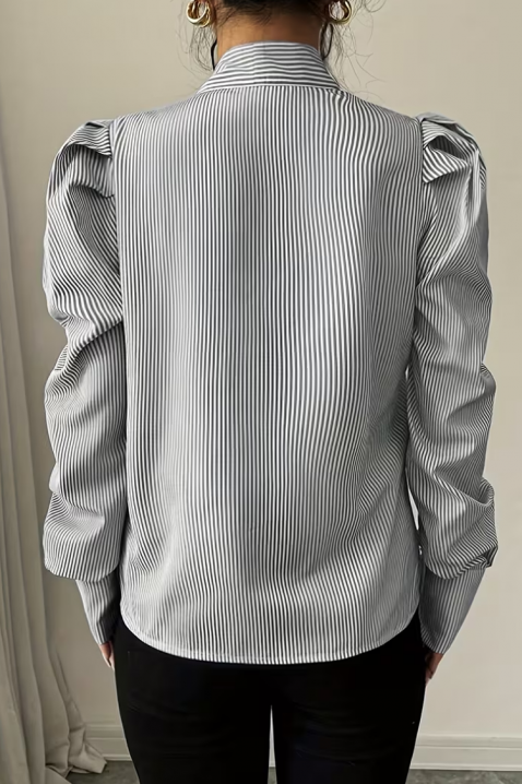 Дамска риза ZAROLVA GREY, Цвят: сив, IVET.BG - Твоят онлайн бутик.