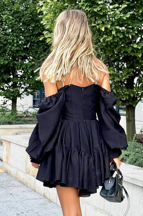 Рокля COOLINZA BLACK, Цвят: черен, IVET.BG - Твоят онлайн бутик.