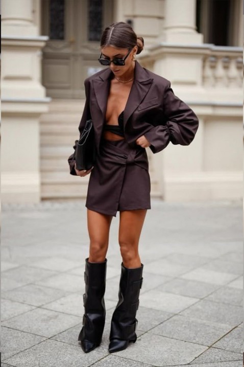 Комплект ZENDILFA, Цвят: кафяв, IVET.BG - Твоят онлайн бутик.