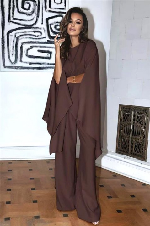 Комплект FESTOLDA BROWN, Цвят: кафяв, IVET.BG - Твоят онлайн бутик.