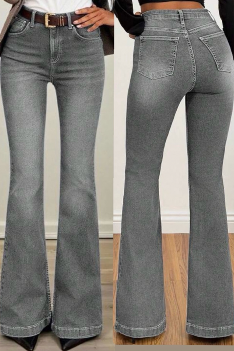 Дънки ZALORZA, Цвят: графит, IVET.BG - Твоят онлайн бутик.