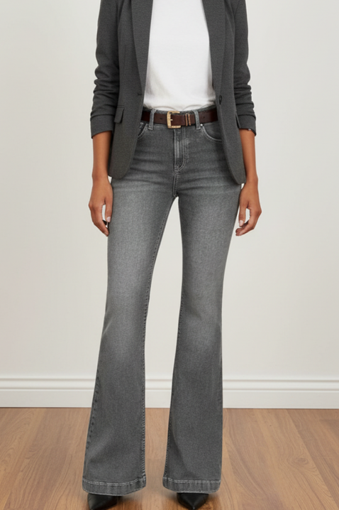 Дънки ZALORZA, Цвят: графит, IVET.BG - Твоят онлайн бутик.