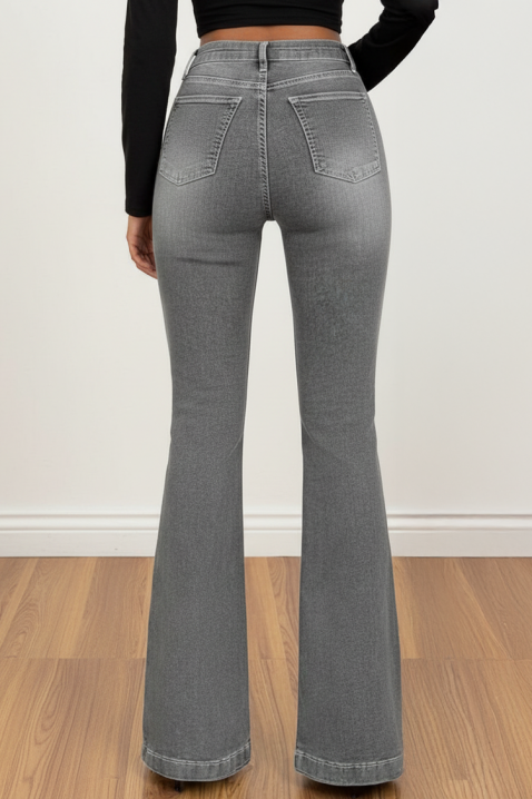 Дънки ZALORZA, Цвят: графит, IVET.BG - Твоят онлайн бутик.