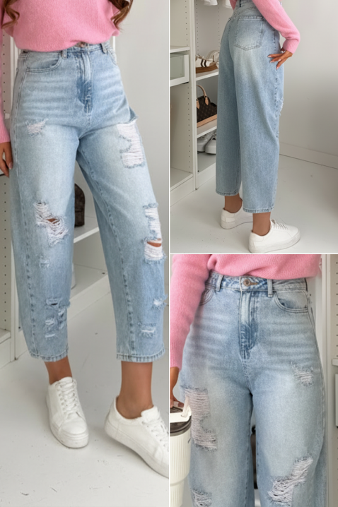 Дънки LORZELA, Цвят: светлосин, IVET.BG - Твоят онлайн бутик.