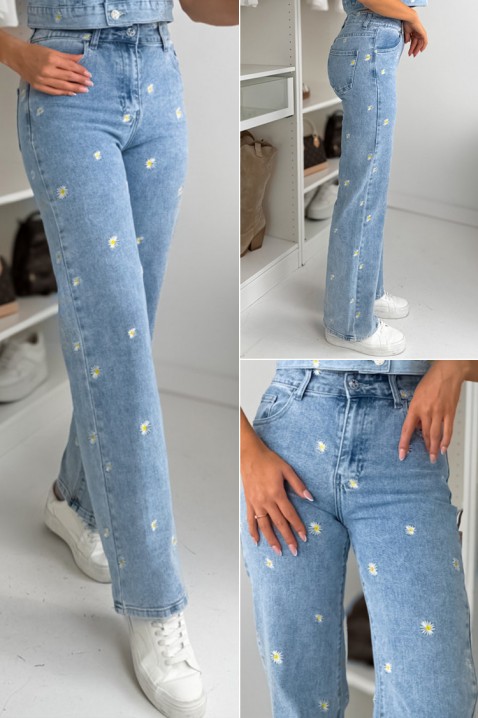 Дънки ROLKLINDA, Цвят: светлосин, IVET.BG - Твоят онлайн бутик.