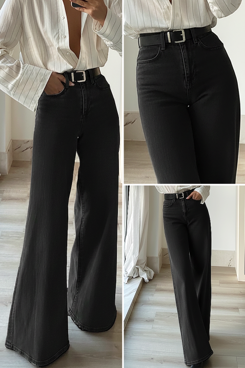 Дънки MASIMONZA, Цвят: черен, IVET.BG - Твоят онлайн бутик.