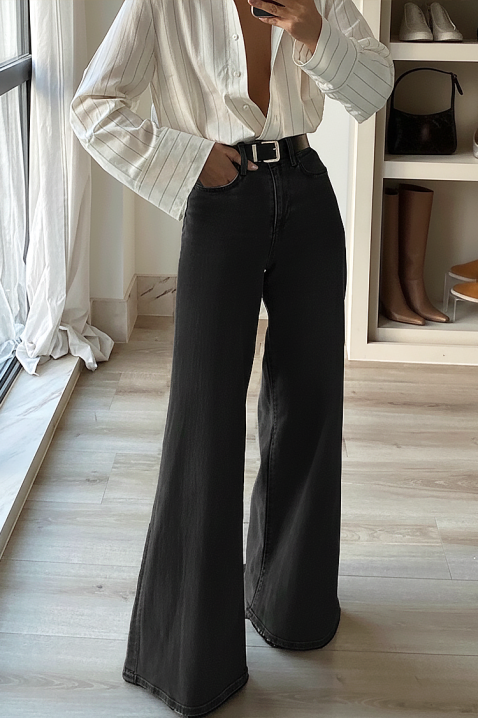 Дънки MASIMONZA, Цвят: черен, IVET.BG - Твоят онлайн бутик.