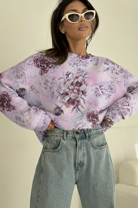 Дамска блуза POPLINDA, Цвят: лилав, IVET.BG - Твоят онлайн бутик.