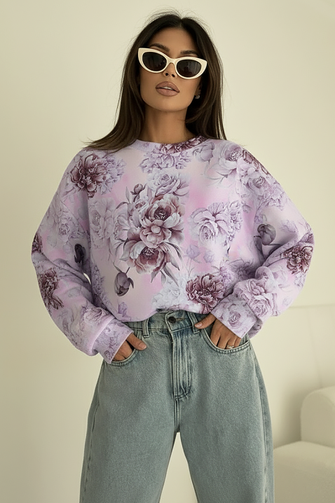 Дамска блуза POPLINDA, Цвят: лилав, IVET.BG - Твоят онлайн бутик.