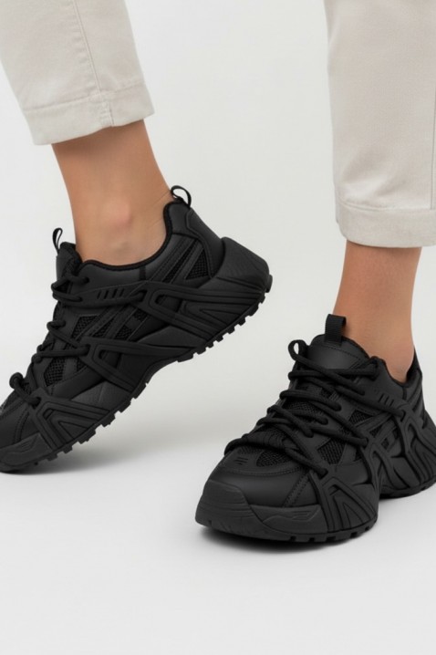 Дамски маратонки VELVERZA BLACK, Цвят: черен, IVET.BG - Твоят онлайн бутик.