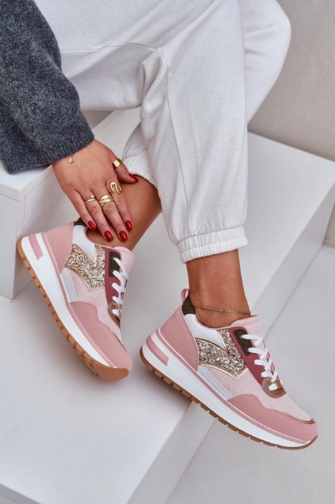 Дамски маратонки LERCHILZA, Цвят: розов, IVET.BG - Твоят онлайн бутик.