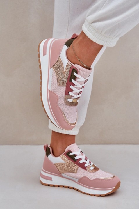 Дамски маратонки LERCHILZA, Цвят: розов, IVET.BG - Твоят онлайн бутик.