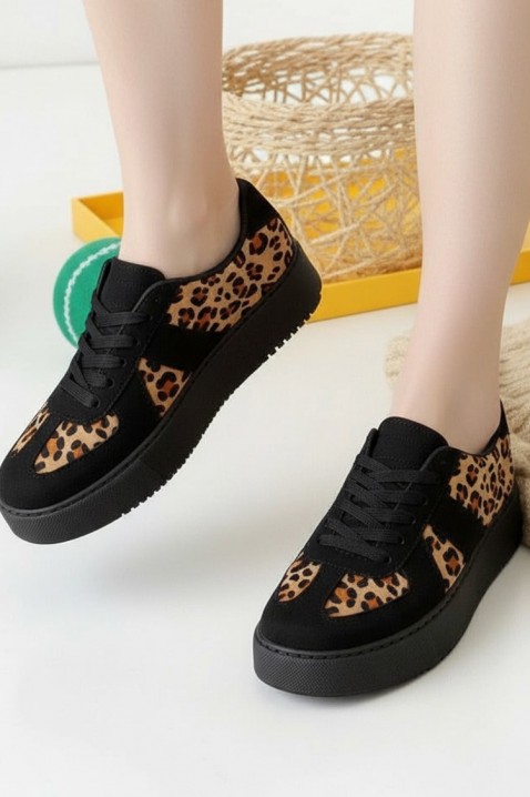 Дамски кецове DAMONDA BLACK, Цвят: черен, IVET.BG - Твоят онлайн бутик.