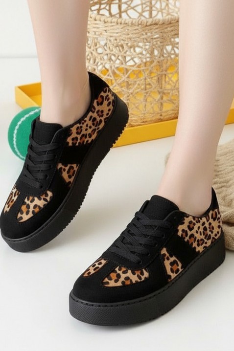 Дамски кецове DAMONDA BLACK, Цвят: черен, IVET.BG - Твоят онлайн бутик.