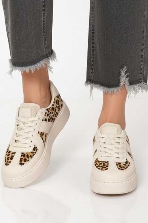 Дамски кецове DAMONDA ECRU, Цвят: екрю, IVET.BG - Твоят онлайн бутик.