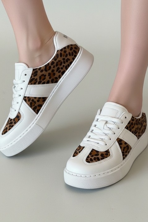 Дамски кецове DAMONDA WHITE, Цвят: бял, IVET.BG - Твоят онлайн бутик.