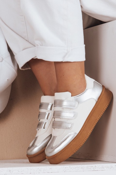 Дамски кецове SERBRONZA, Цвят: сребърен, IVET.BG - Твоят онлайн бутик.