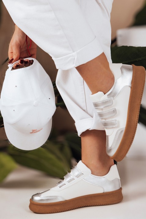 Дамски кецове SERBRONZA, Цвят: сребърен, IVET.BG - Твоят онлайн бутик.