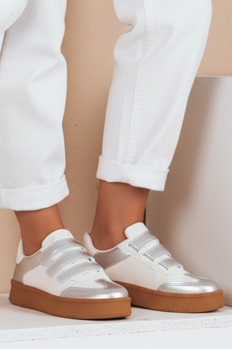 Дамски кецове SERBRONZA, Цвят: сребърен, IVET.BG - Твоят онлайн бутик.