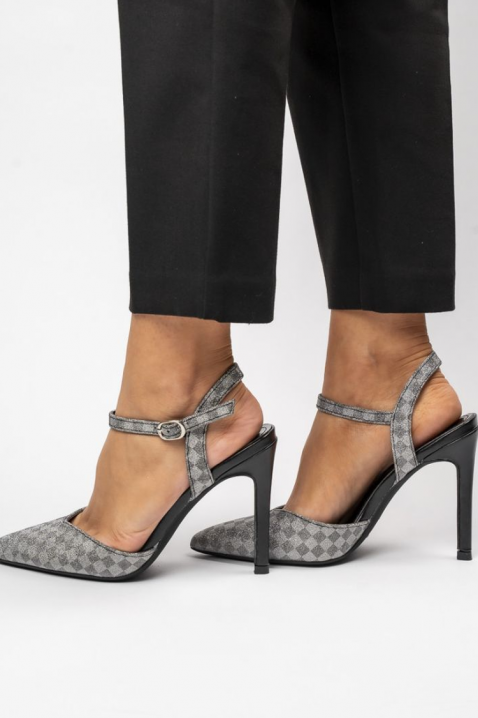 Дамски обувки KLORELZA, Цвят: сив, IVET.BG - Твоят онлайн бутик.