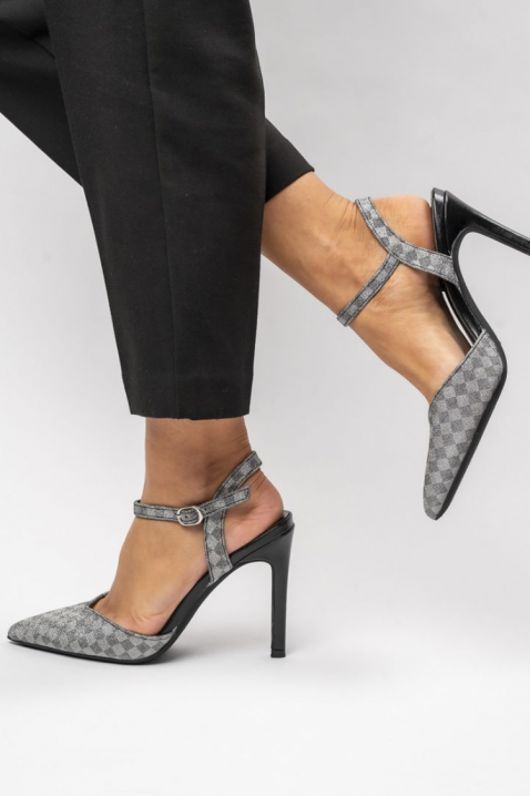 Дамски обувки KLORELZA, Цвят: сив, IVET.BG - Твоят онлайн бутик.