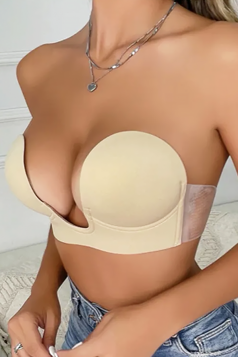 Повдигащ сутиен SYRMENA, Цвят: беж, IVET.BG - Твоят онлайн бутик.