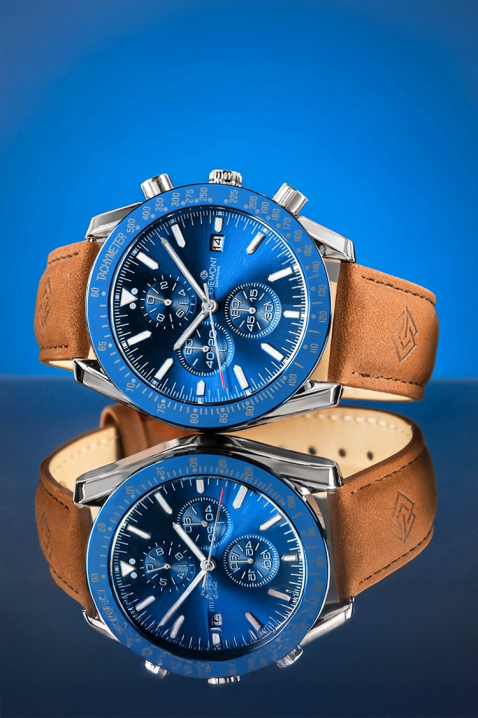 Мъжки часовник Giewont Chronograph Sapphire Blue, Цвят: син, IVET.BG - Твоят онлайн бутик.