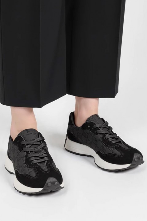 Дамски маратонки NERDONA BLACK, Цвят: черен, IVET.BG - Твоят онлайн бутик.