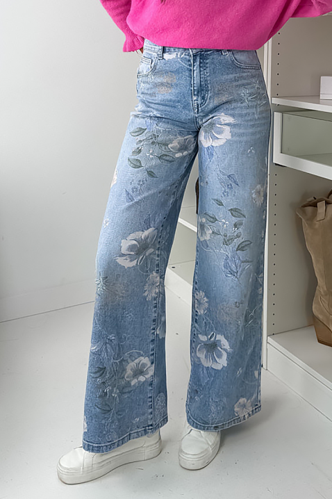 Дънки FLORVILA, Цвят: светлосин, IVET.BG - Твоят онлайн бутик.