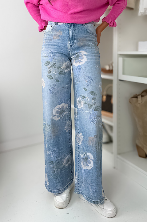 Дънки FLORVILA, Цвят: светлосин, IVET.BG - Твоят онлайн бутик.