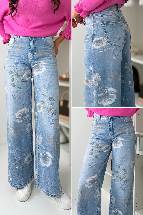 Дънки FLORVILA, Цвят: светлосин, IVET.BG - Твоят онлайн бутик.