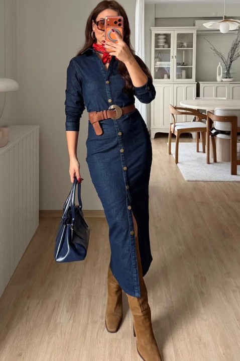 Рокля MINANZA, Цвят: син, IVET.BG - Твоят онлайн бутик.