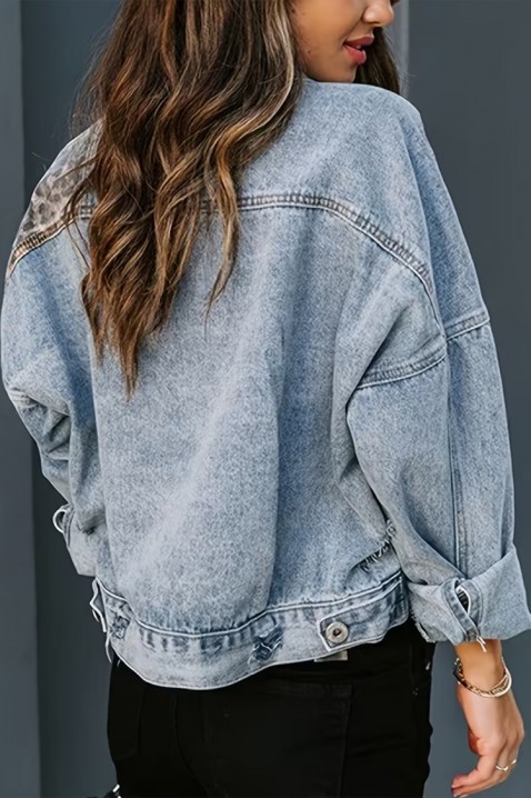 Дънково яке SUPERVILZA, Цвят: светлосин, IVET.BG - Твоят онлайн бутик.